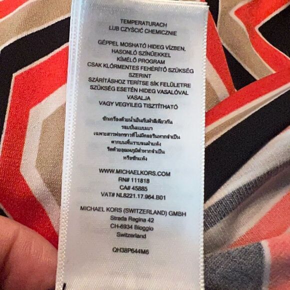 Michael, Michael kors patterned long sleeve dress. - Picture 6 of 11